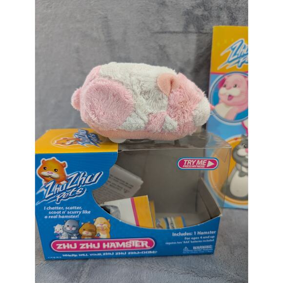 Zhu Zhu lot - babies hop along baby buggy NIB, 1 hampster & a book with stickers - Picture 5 of 13